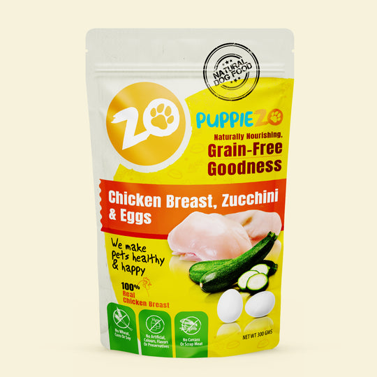 Chicken Breast, Zucchini & Eggs Fresh Dog Food